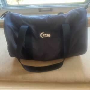 ZYIA Active Black Mini Duffel with Dual Handles